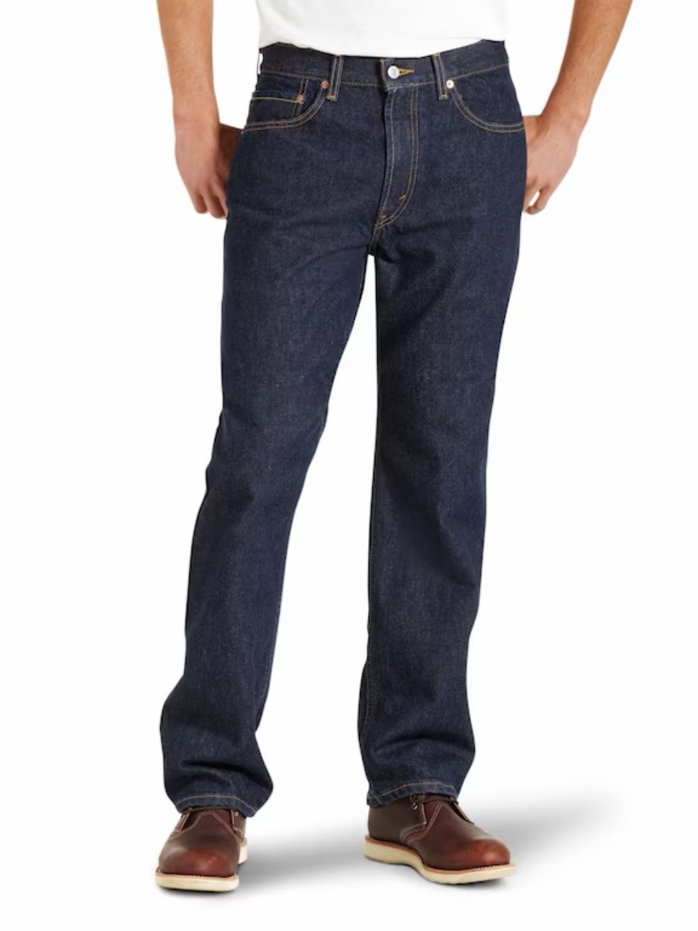 Levi’s 505 Men’s regular fit dark wash jeans
